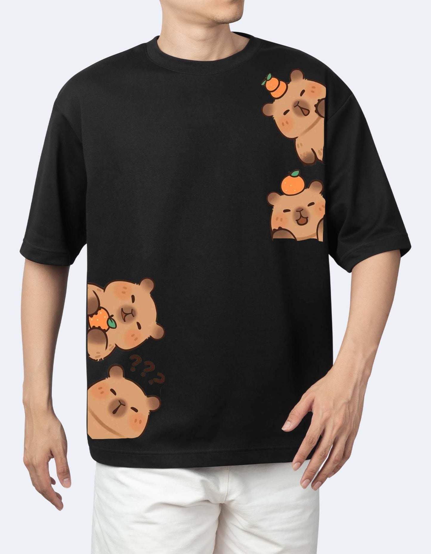 SK T-Shirt Capybara with Oranges