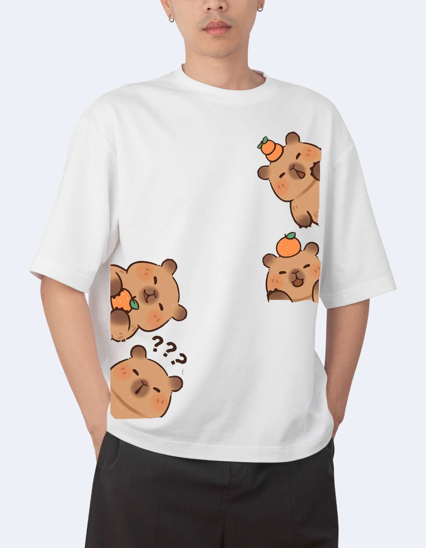 SK T-Shirt Capybara with Oranges