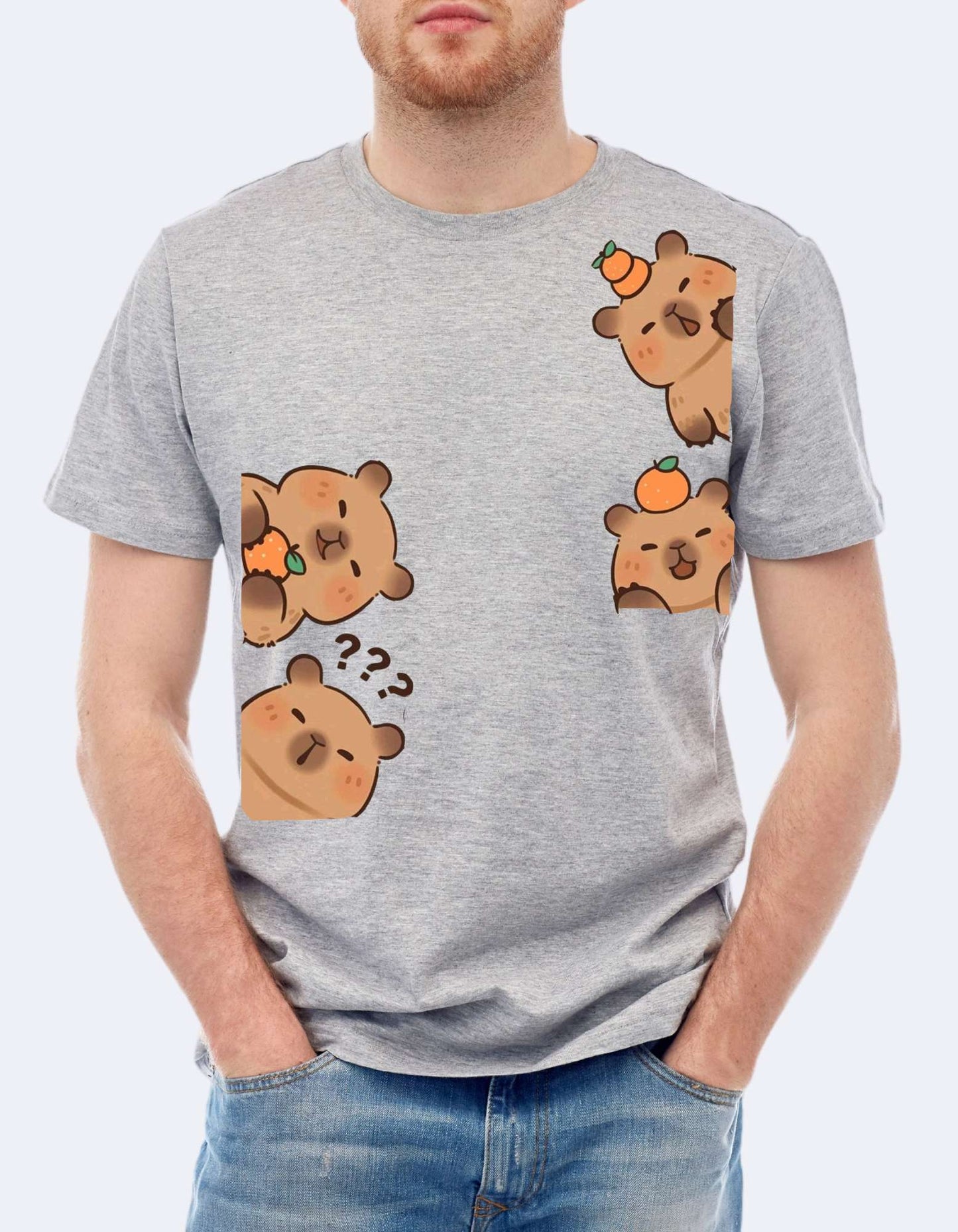 SK T-Shirt Capybara with Oranges