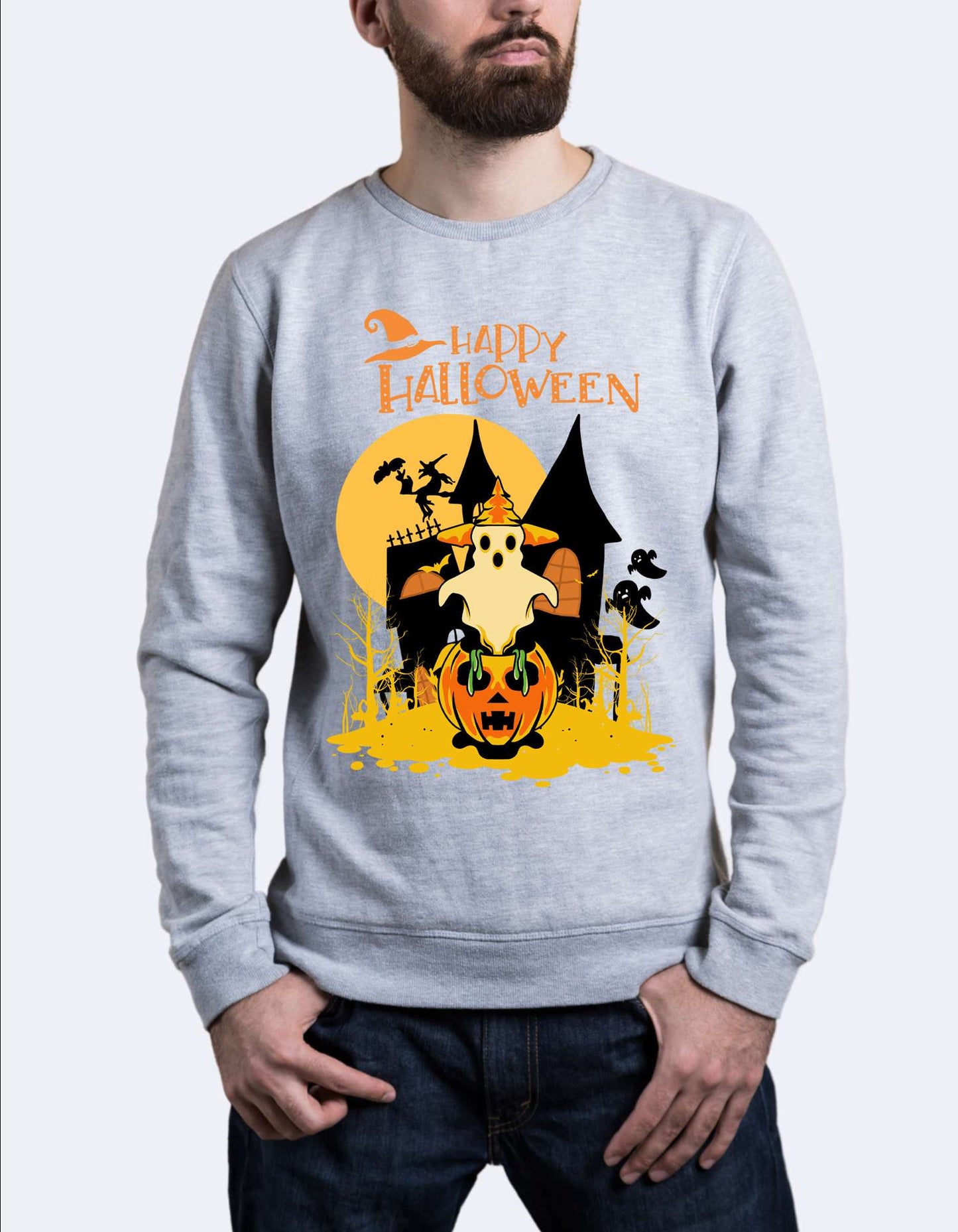 SK Sweatshirt Scary Ghost