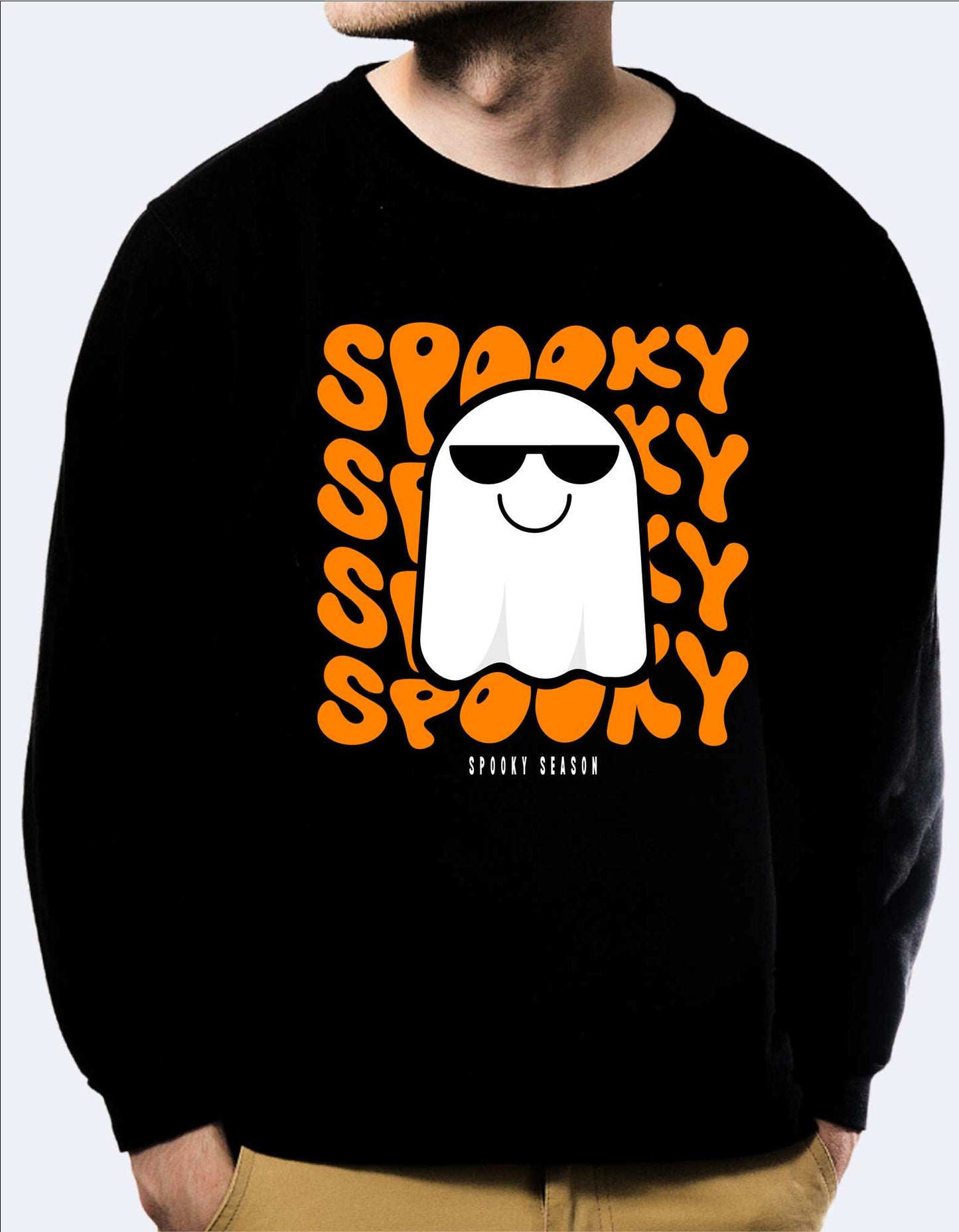 SK Sweatshirt Spooky Cool Ghost