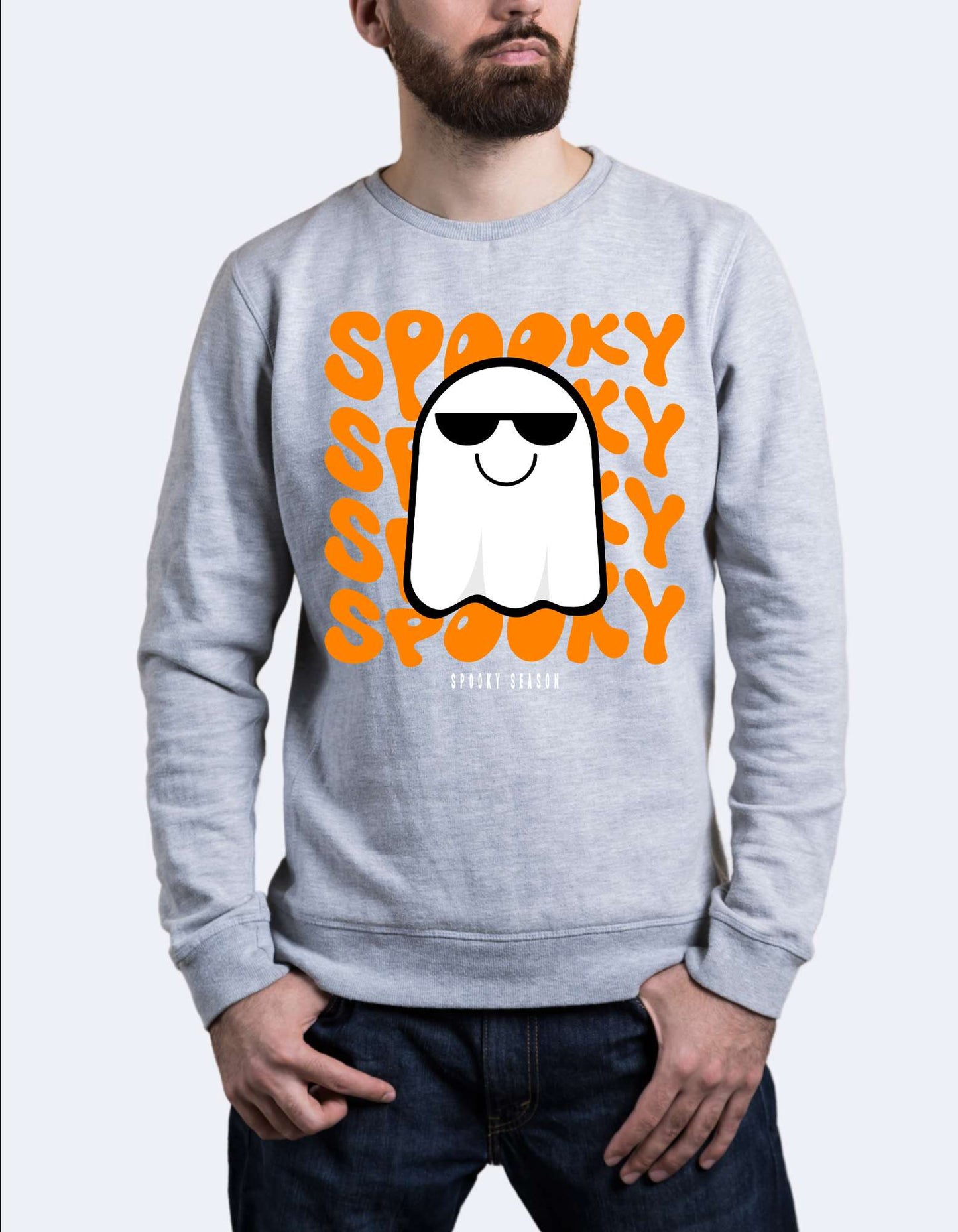 SK Sweatshirt Spooky Cool Ghost