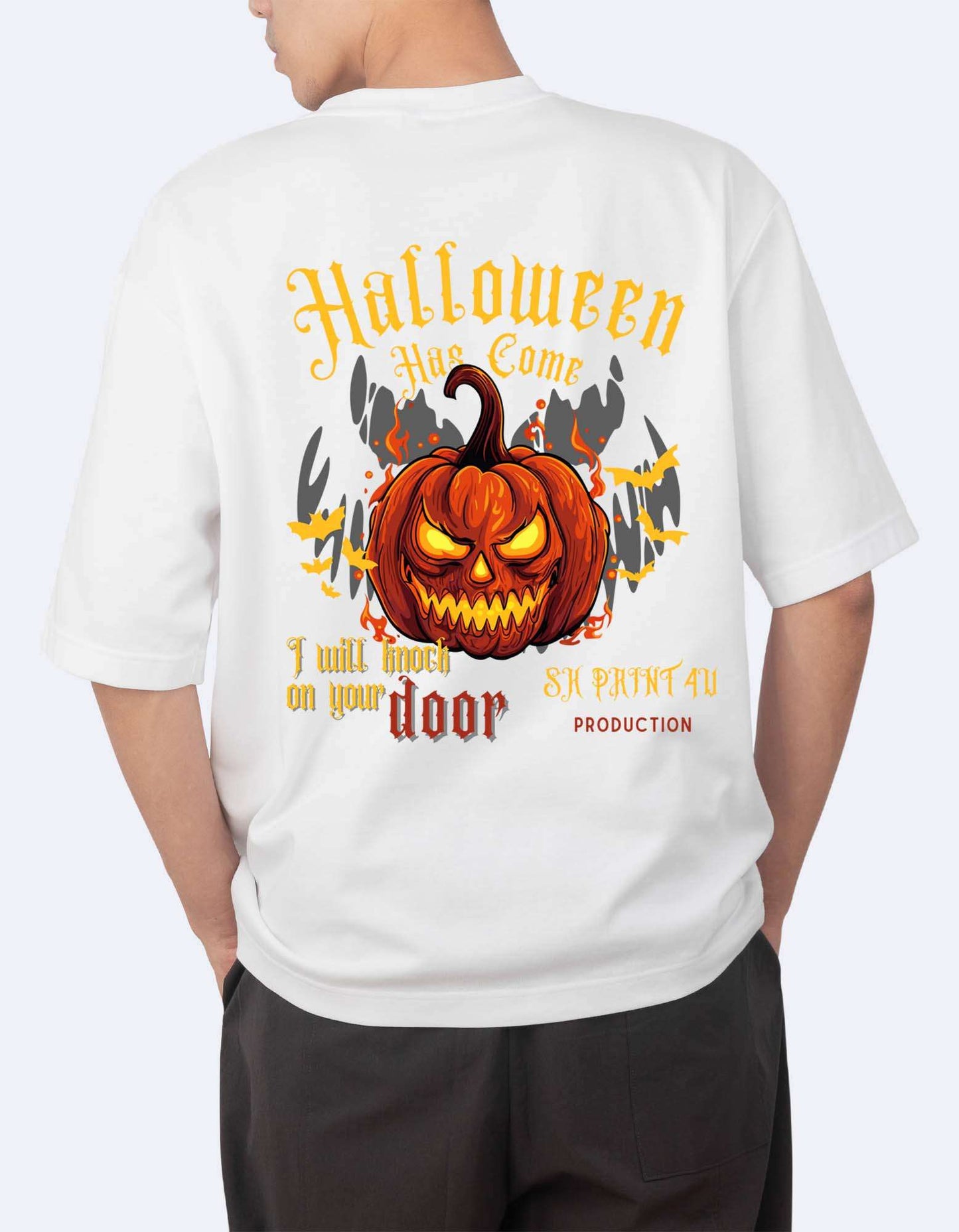 SK T-Shirt Scary Pumpkin